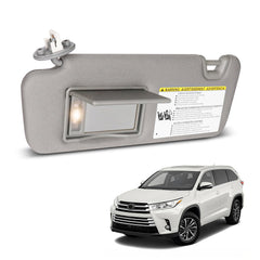 ItranMc left sun visor front view showing fit and finish benefit
