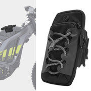 IUVWISN tail bag front view showing compact storage and quick access benefit