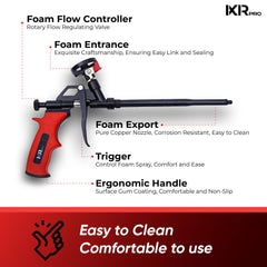 ixirpro gun mounted on foam canister demonstrating quick attach and ready use