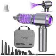 IYOFINE front view of mini vacuum shows compact power and portability
