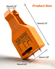 IZTOSS puller gripping a blade fuse showing safe extraction without damage benefit
