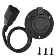 JacEnergy front inlet face showing flush mount and protective cap benefit