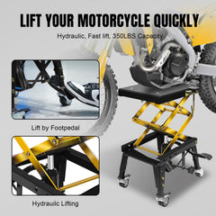 Jack Boss foot pedal detail for hands-free lifting and faster repairs benefit