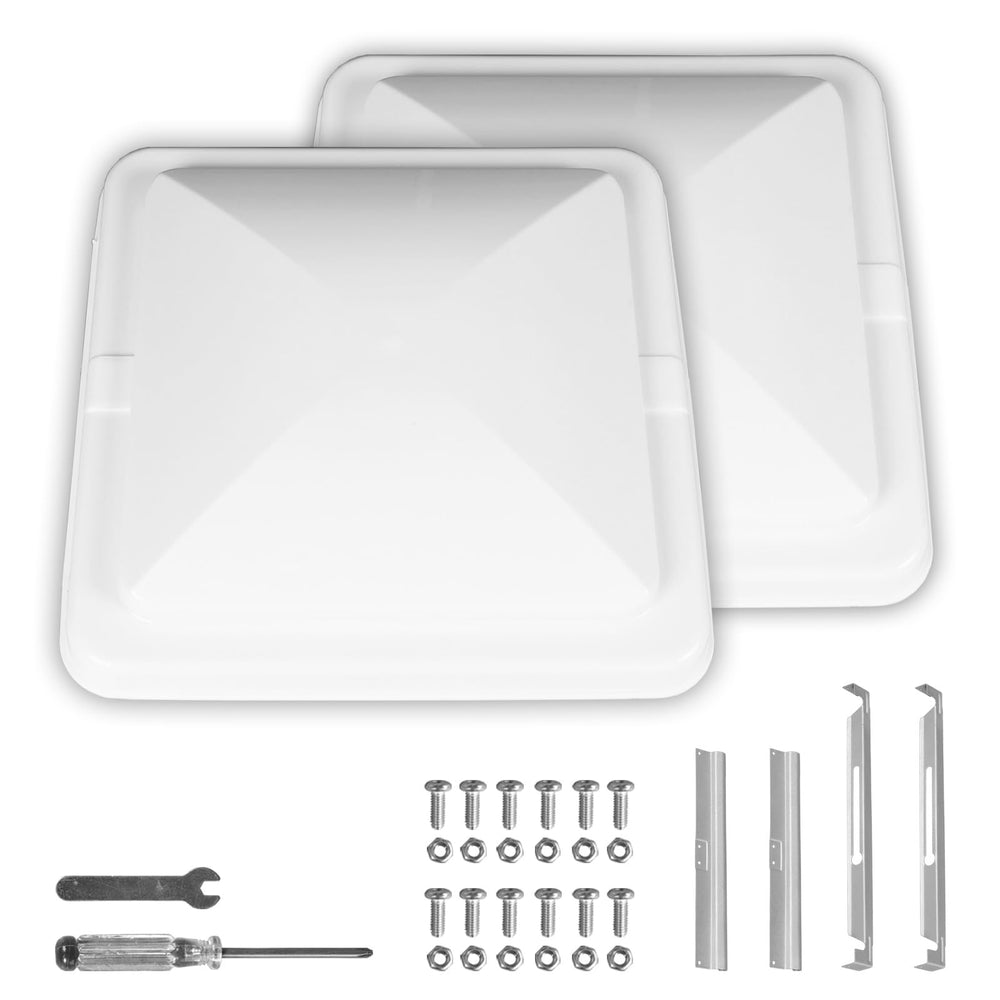 Jack Boss front view vent cover showing low-profile design and weather protection