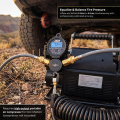 JACO long-reach hoses flexing in cold weather for durable, flexible performance
