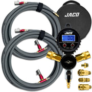 JACO front manifold view showing ports and controls for precise pressure control