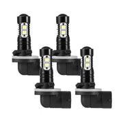 JahyShow front packaging showing four 881 LED fog bulbs and benefits