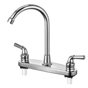 JAKARDA front view chrome faucet showing compact RV-ready design and sleek finish