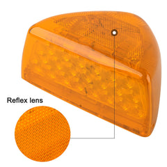Jamarco mounted on Peterbilt headlight assembly demonstrating direct-fit replacement benefit