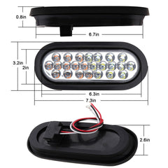 Jamarco close-up of 24 LEDs highlighting durable lens benefit
