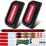 Jamarco oval tail light front view showing clear signal for safer braking