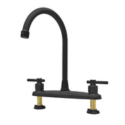 JAMESVAN front view of metal RV kitchen faucet showing sleek profile and durability