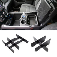 Jaronx front packaging showing console organizer and parts, tidy storage benefit