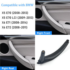Jaronx handle installed in vehicle right-front demonstrating restored interior appearance