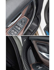 Jaronx installed on driver door pull showing seamless fit and improved feel benefit