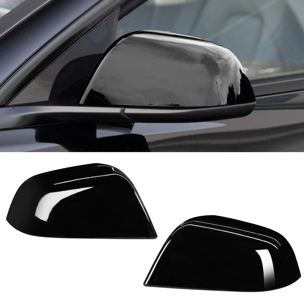 Jaronx front view of mirror covers showcasing precise fit and clean finish