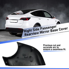 Jaronx cover installed on Model Y side profile restoring factory look