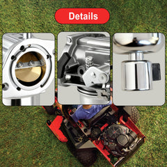 JAVENYIMAN carburetor installed on a Kawasaki engine demonstrating direct-fit replacement