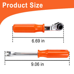 JAVENYIMAN close-up of fork-end release tool engaging slack adjuster for safe release