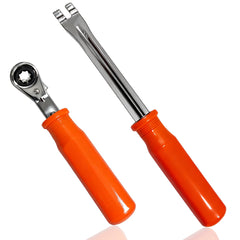 JAVENYIMAN front view of tool set showing durable stainless-steel construction and compact kit