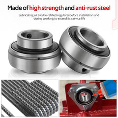JAVIK sealed axle bearing top view for reduced maintenance and smooth rotation
