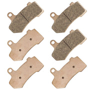 JAVIK front and rear brake pads packaged, clear fitment labels and OEM numbers