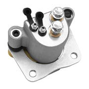 JAVIK front view of rear brake caliper showing mounting points and fitment benefits