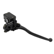 JAVIK front brake master cylinder front view showing mounting pattern and finish for correct fit