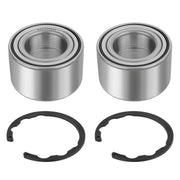 JAVIK front wheel bearing kit packaged ready, shows complete OEM-fit replacement benefits