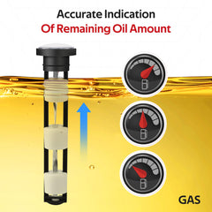JAVIK fuel gauge side profile highlighting durable construction and fitment