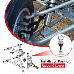 JAVIK hardware kit layout with lock nuts split pins and circlips for complete installation