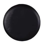 Jayke Joy front view of black spare tire cover showing sleek protection.