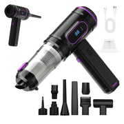Jayrooot front view compact vacuum showing portable design and quick grab convenience
