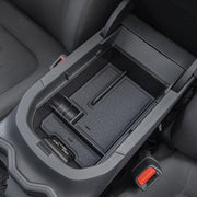 JDMCAR front view of tray organizer showing clean fit and quick access benefits