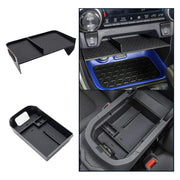 JDMCAR front view of center console organizer showing neat storage benefit