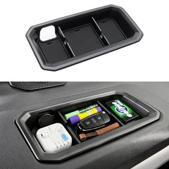 JDMCAR front view of dashboard tray showing fit and clean look