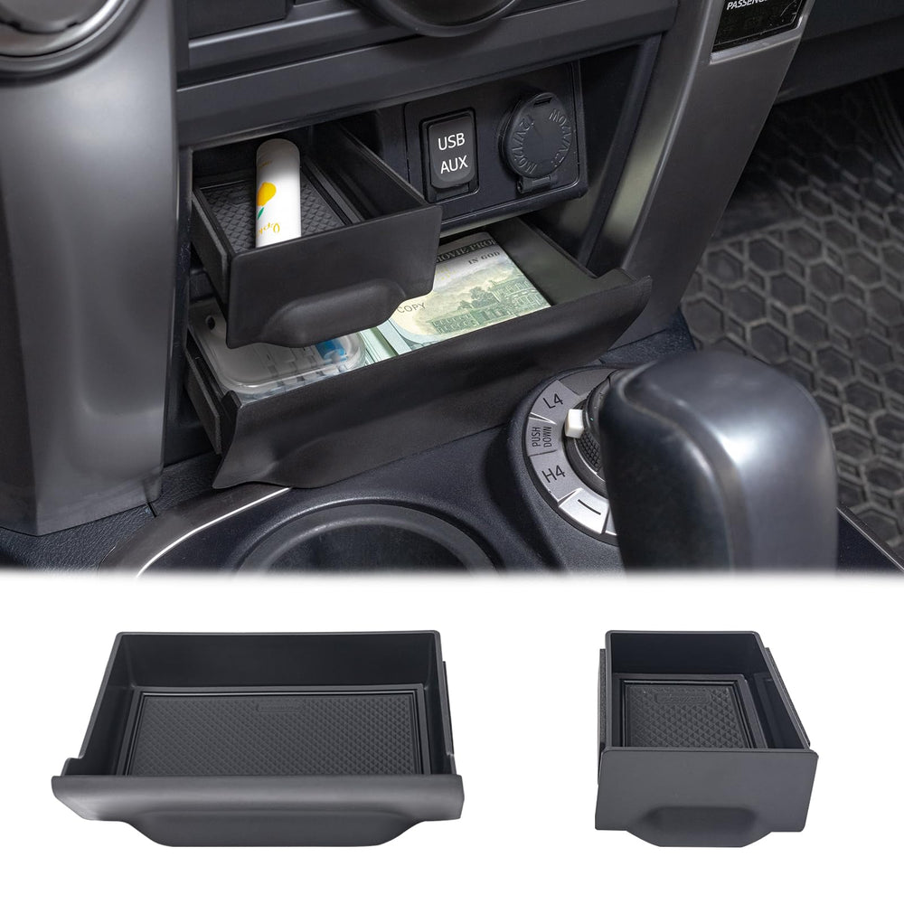 JDMCAR drawer front installed in 4Runner dash showing neat finished look