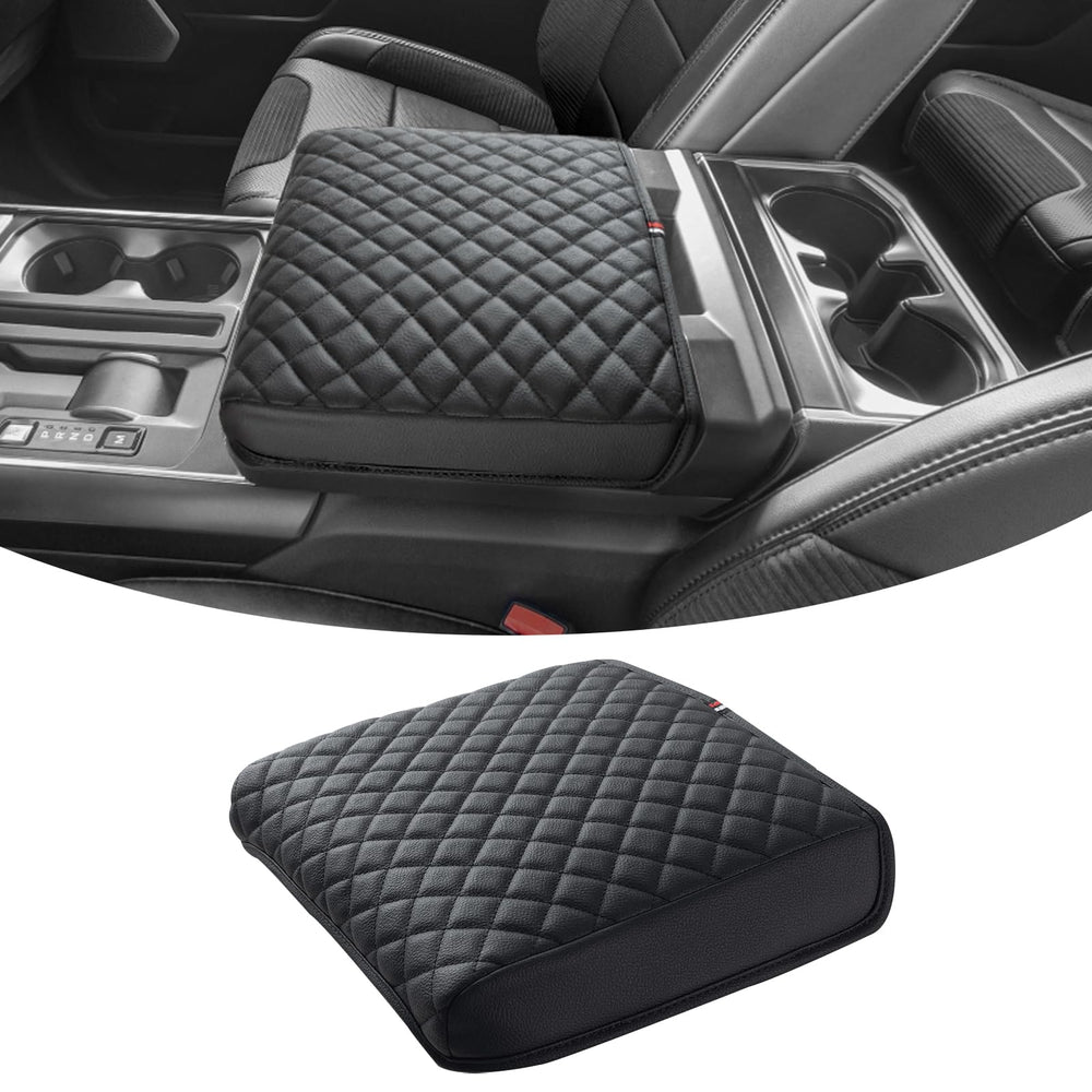 JDMCAR front view of armrest cover showing clean restored console and protection
