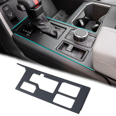 JDMCAR front view of gear shift panel cover showing precise fit and protection