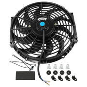 JDMSPEED 12" front view showing fan blade and frame for improved cooling