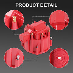 JDMSPEED red coil cover angled view protecting coil and improving appearance