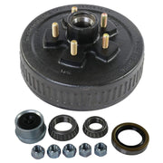 JDMSPEED front view of hub drum showing bolt pattern and durability benefit
