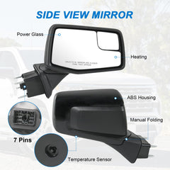 JDMSPEED side profile of mirror housing showing durable construction benefit