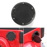 JeCar front view fuel door cover showing clean fit and upgraded appearance