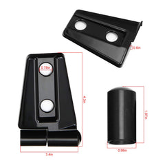 JeCar hinge cover installation prep area demonstrating easy mounting