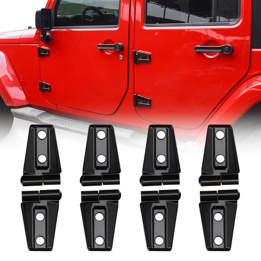 JeCar hinge cover front view showing fit and protective finish