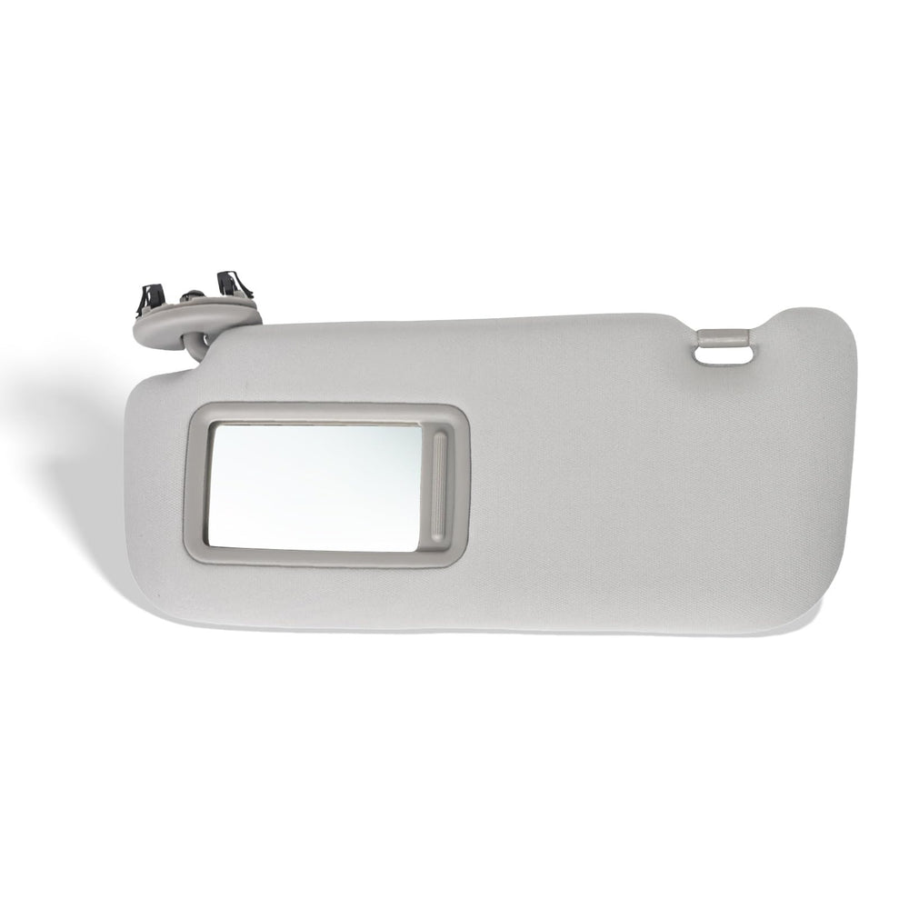 Jecoupoon left sun visor front view showing OEM fit and clean finish