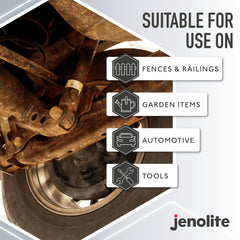 JENOLITE treated panel after painting showing smooth finish benefit: paintable surface