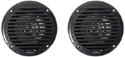 ASA Electronics Jensen MS5006BR front grille showing clean black finish and weatherproof benefit