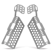 Jerbor front bumper tab kit front view showing clean fit and strong support
